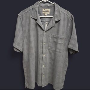 Madewell Gray Casual Button Down Shirt
